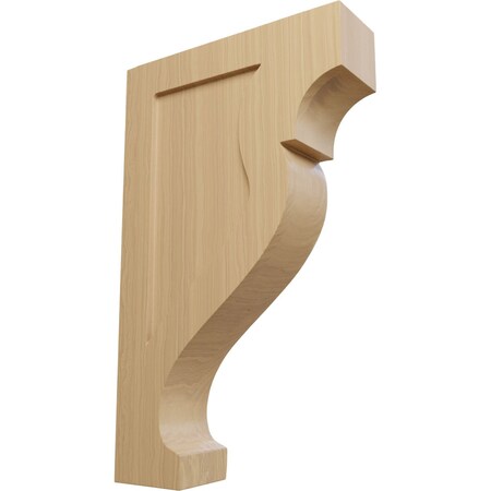 Ekena Millwork 1 3/4"W x 6"D x 10"H Small Rockport Wood Corbel, Cherry CORW02X06X10RKCH